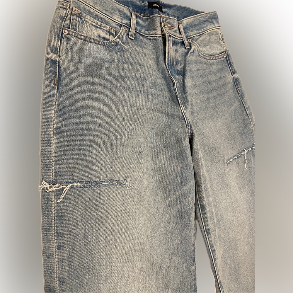 Express High Waisted Rigid Jeans - Picture 2 of 7